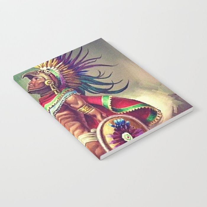 Caballero Aguila Aztec Scout Portrait painting Notebook Gallery Image 1