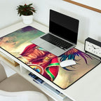 Caballero Aguila Aztec Scout Portrait painting Desk Mat Gallery Image 2