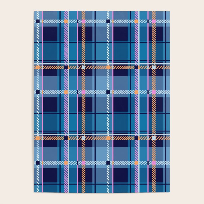 Tartan Motif Style B Poster Gallery Image 4