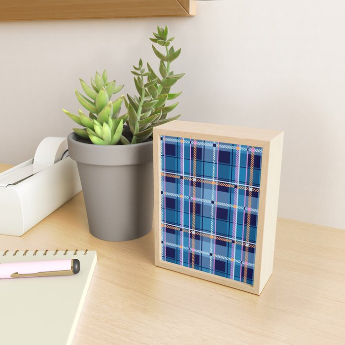 Tartan Motif Style B Mini Art Print Gallery Image 2