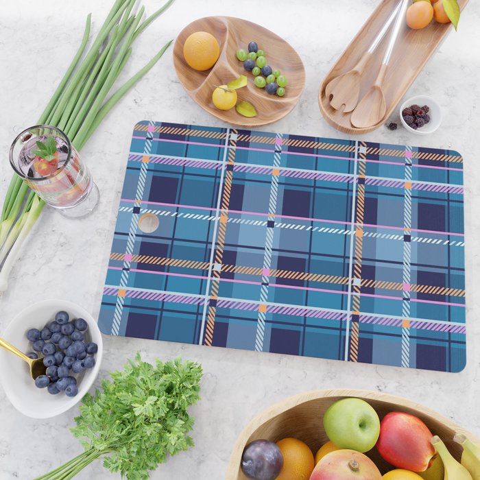 Tartan Motif Style B Cutting Board Gallery Image 2