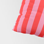 bougie pink red stripe Pillow Sham Gallery Image 4