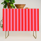 bougie pink red stripe Credenza Gallery Image 1