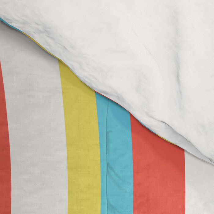  Wavy Stripes II - 60s Candy Rainbow Comforter Gallery Image 4