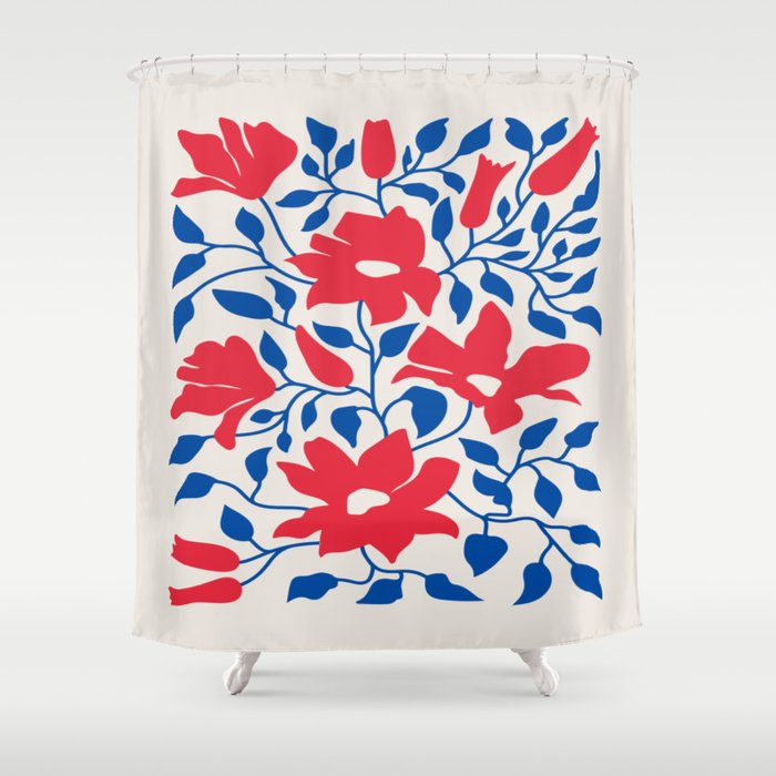 Flowers & Branches: Day Edition Shower Curtain Gallery Image 1