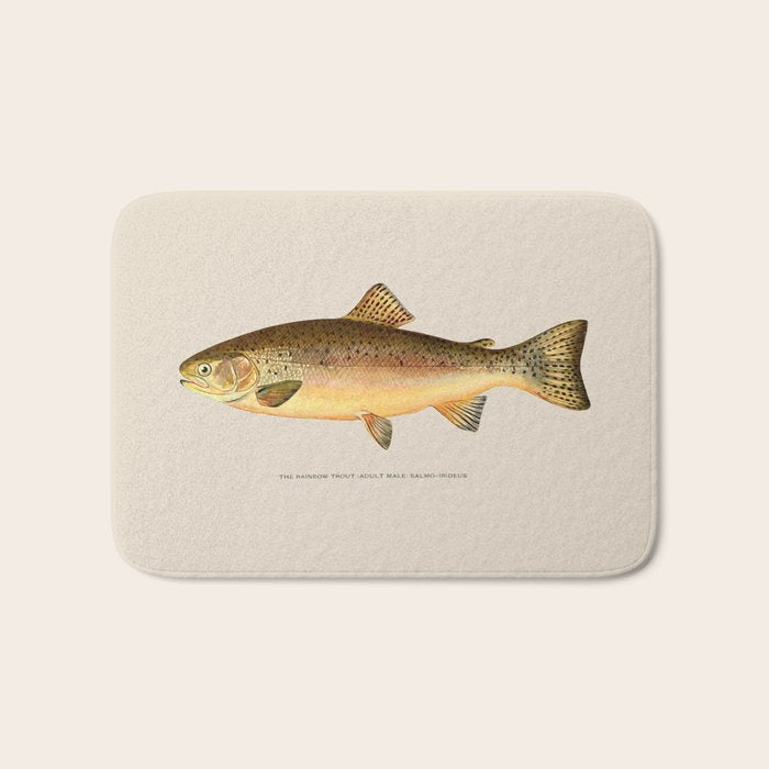 The Rainbow Trout Bath Mat Gallery Image 1