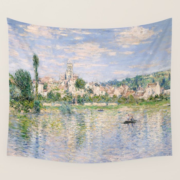 Vetheuil in Summer 1880 by Claude Monet Wall Tapestry Gallery Image 4