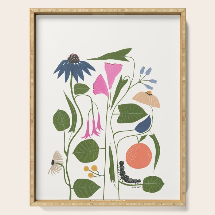 Florence Floral Serving Tray Gallery Image 1
