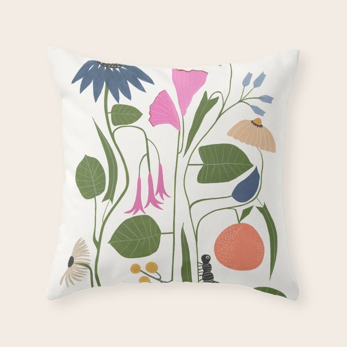 Florence Floral Throw Pillow Gallery Image 6