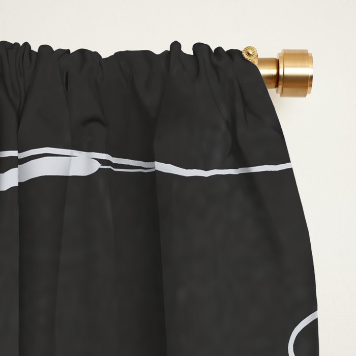 Abstract line art 10/2 Window Curtain Gallery Image 2