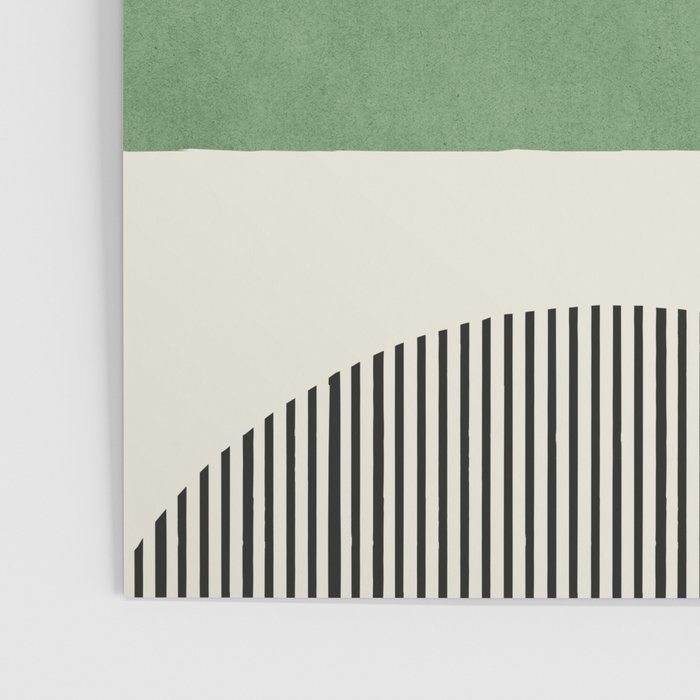 Abstract Lines Composition - Green Yellow Poster Gallery Image 3