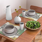 Abstract Lines Composition - Green Yellow Placemat Gallery Image 2