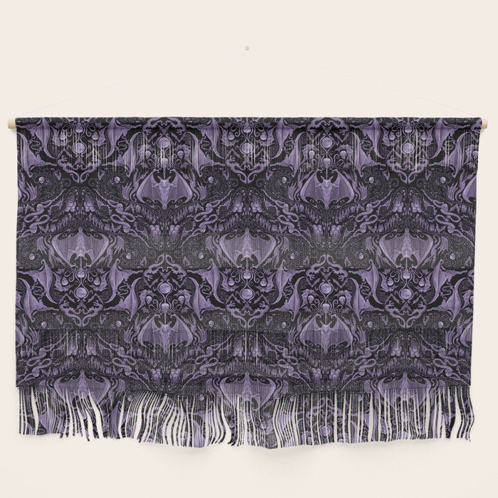 Bats and Beasts - ROYAL PURPLE Wall Hanging Gallery Image 1