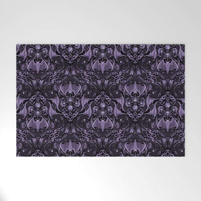Bats and Beasts - ROYAL PURPLE Welcome Mat Gallery Image 1