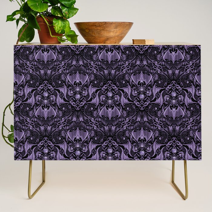 Bats and Beasts - ROYAL PURPLE Credenza Gallery Image 1