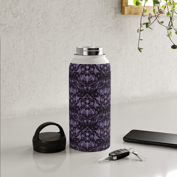 Bats and Beasts - ROYAL PURPLE Water Bottle Gallery Image 4