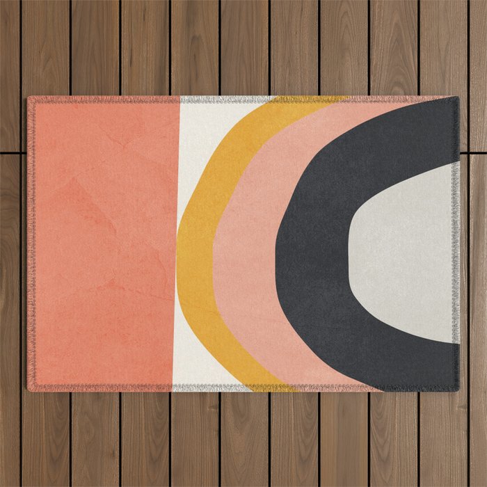 Abstract Art 8 Outdoor Rug Gallery Image 1