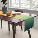 AUTUMN FOREST OMBRE COLORS ABSTRACT Table Runner Gallery Image 2