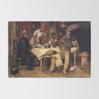 African American Masterpiece 'A Pastoral Visit' by Richard Norris Brooke Rug Gallery Image 2