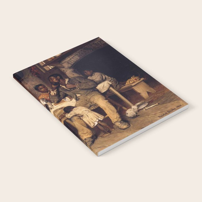 African American Masterpiece 'A Pastoral Visit' by Richard Norris Brooke Notebook Gallery Image 1
