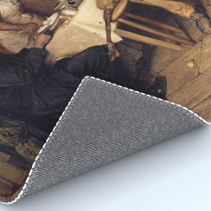 African American Masterpiece 'A Pastoral Visit' by Richard Norris Brooke Rug Gallery Image 4