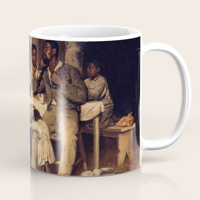 African American Masterpiece 'A Pastoral Visit' by Richard Norris Brooke Coffee Mug Gallery Image 1