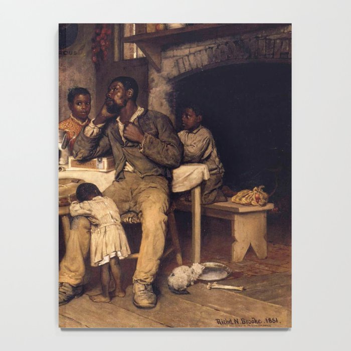 African American Masterpiece 'A Pastoral Visit' by Richard Norris Brooke Notebook Gallery Image 4