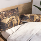African American Masterpiece 'A Pastoral Visit' by Richard Norris Brooke Pillow Sham Gallery Image 2
