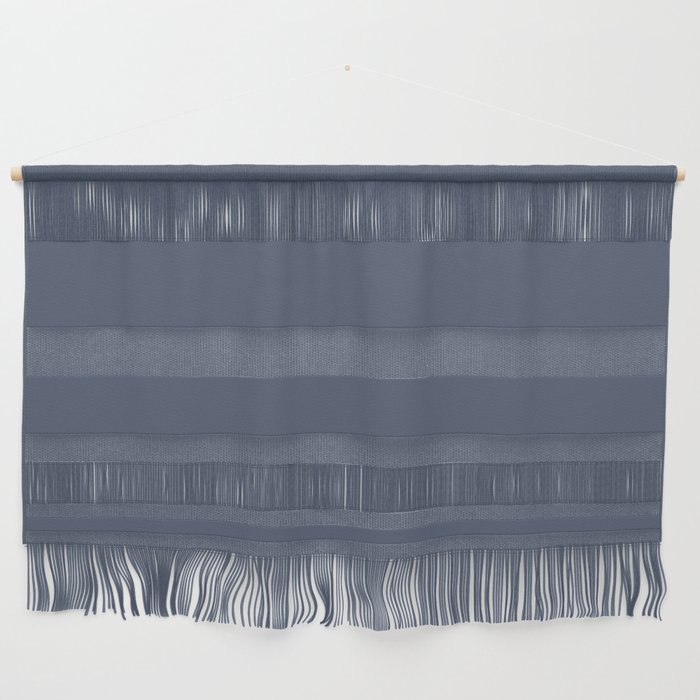 Vintage Indigo Solid Color Plain Navy Blue Shade  Wall Hanging Gallery Image 1
