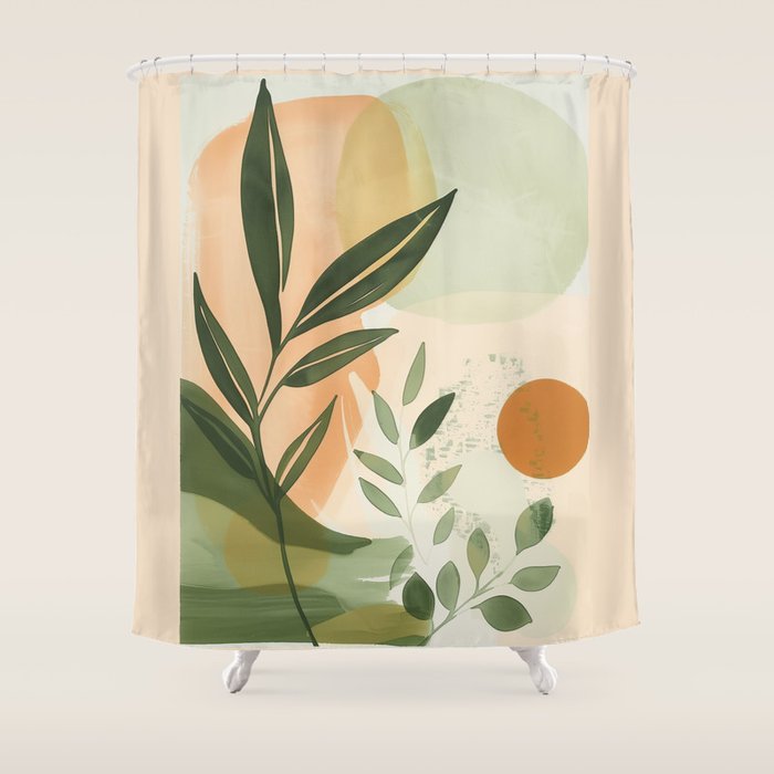 Shapes of Nature III Shower Curtain Gallery Image 1