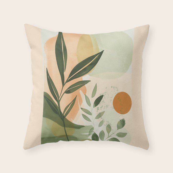 Shapes of Nature III Throw Pillow Gallery Image 6