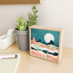 Desert Moon Vista Mini Art Print Gallery Image 2