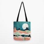 Desert Moon Vista Tote Bag Gallery Image 2