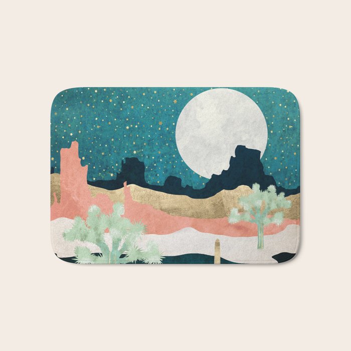 Desert Moon Vista Bath Mat Gallery Image 1