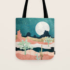Desert Moon Vista Tote Bag Gallery Image 1