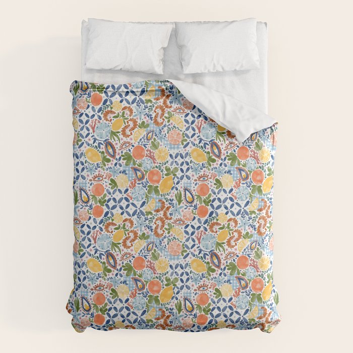 Sunny Coastal Escape Duvet Cover Gallery Image 6