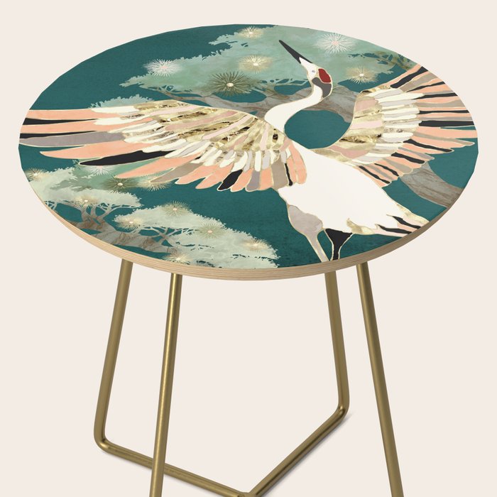 Golden Crane Side Table Gallery Image 2
