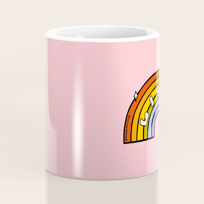 Libra Rainbow Coffee Mug Gallery Image 4