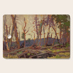 Tom Thomson Burnt Country, Evening 1914 Canadian Landscape Artist Cutting Board Gallery Image 1