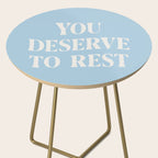 You Deserve To Rest Baby Blue Side Table Gallery Image 2