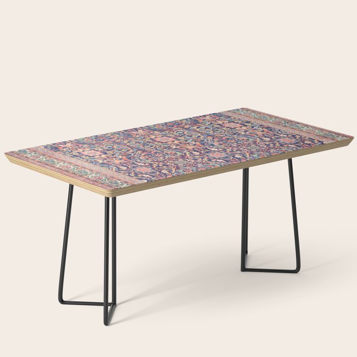 Antique Turkish Kilim Carpet Print 05 Coffee Table Gallery Image 1