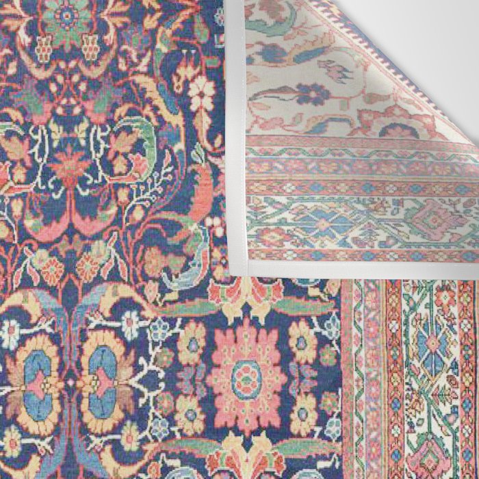 Antique Turkish Kilim Carpet Print 05 Wall Tapestry Gallery Image 3