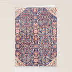 Antique Turkish Kilim Carpet Print 05 Stationery Card Gallery Image 2
