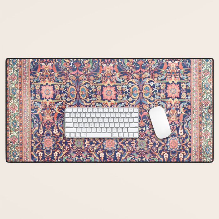 Antique Turkish Kilim Carpet Print 05 Desk Mat Gallery Image 1