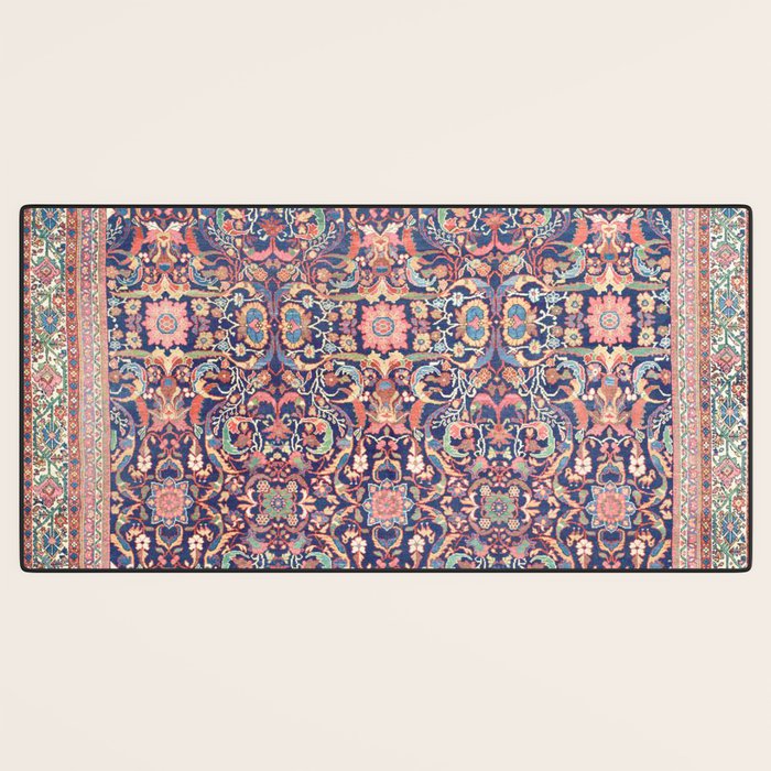 Antique Turkish Kilim Carpet Print 05 Desk Mat Gallery Image 3