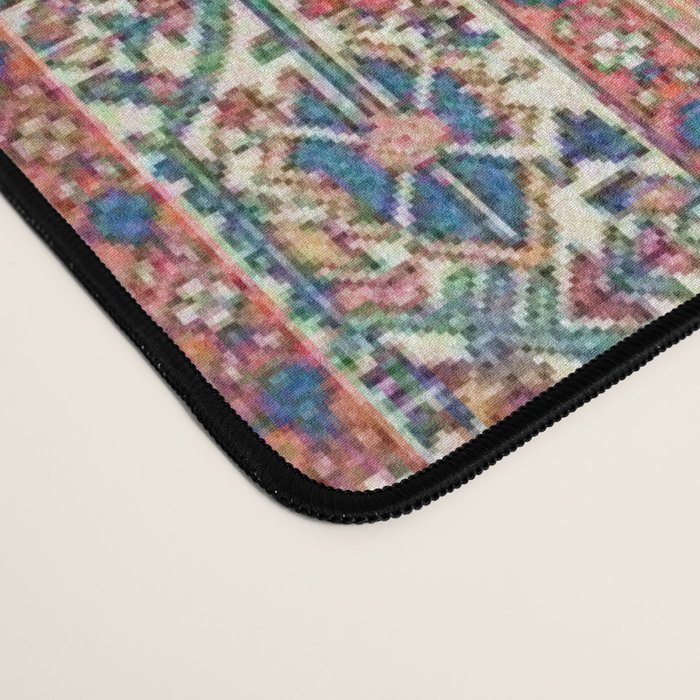 Antique Turkish Kilim Carpet Print 05 Desk Mat Gallery Image 4