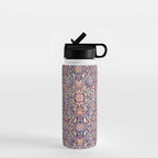 Antique Turkish Kilim Carpet Print 05 Water Bottle Gallery Image 1