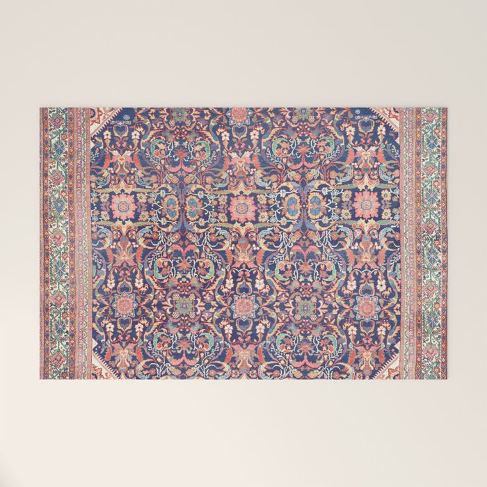 Antique Turkish Kilim Carpet Print 05 Welcome Mat Gallery Image 1