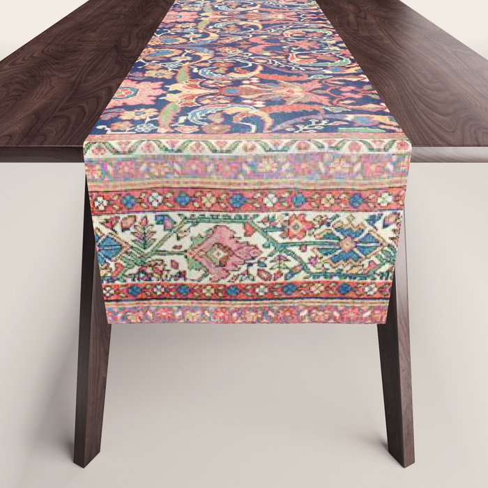 Antique Turkish Kilim Carpet Print 05 Table Runner Gallery Image 1