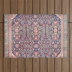 Antique Turkish Kilim Carpet Print 05 Outdoor Rug Gallery Image 1